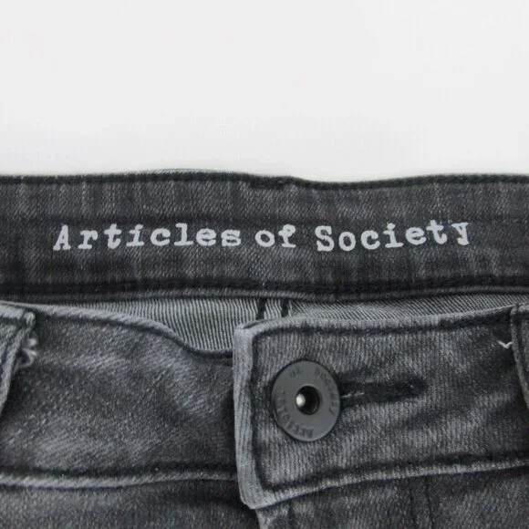 Articles Of Society Sarah Storm Distressed Stretch Skinny Jeans - Picture 7 of 13